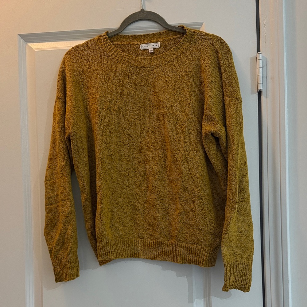 Emory Park Mustard Crew Neck Sweater
